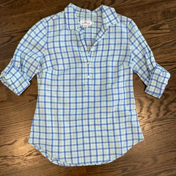 Vineyard Vines linen shirt size 0 - Picture 1 of 5